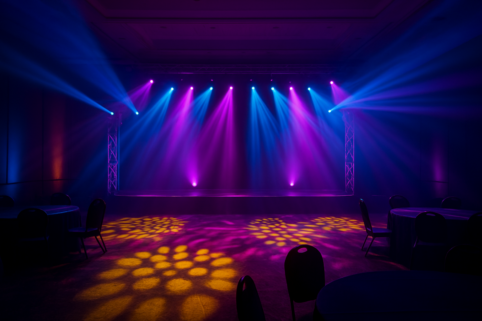 iluminación para eventos